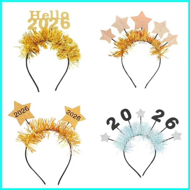 

New Year Headband Tiaras New Year Eve Hat Hairband Hair Accessories for Women Men
