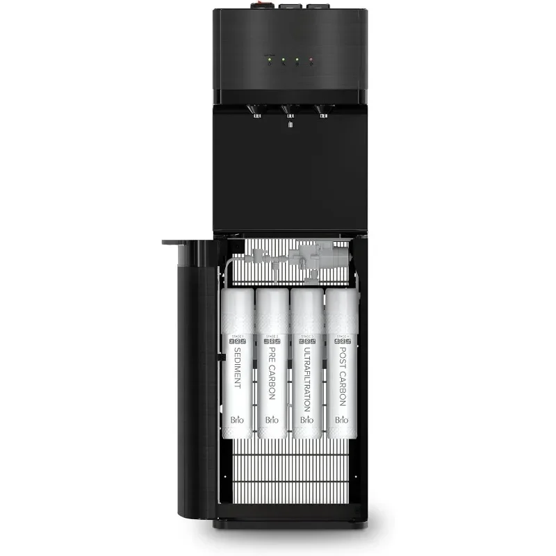 4-Stage Bottleless Water Cooler Dispenser – Ultrafiltration, Tri-Temp, Self-Cleaning UV, Child Safety Lock, LED Display