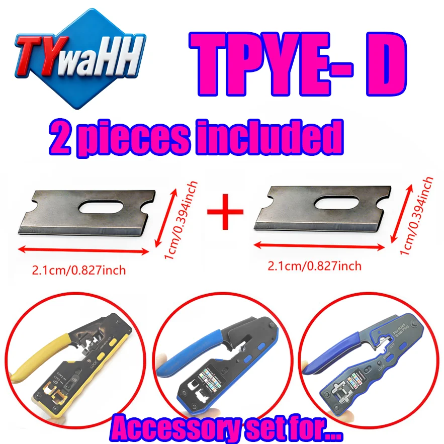 Picture 5: Replacement Components for RJ11 RJ45 Crimper, DIY Maintenance Parts for Network Cable Pliers HY1601
