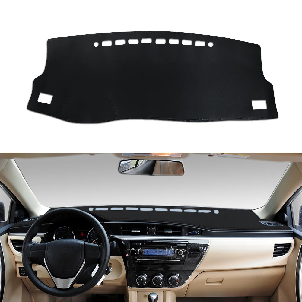 

Car Dashboard Avoid Light Sun Shade Pad Cover Mat Carpets Anti-UV For Toyota Corolla 2014 2015 2016 2017