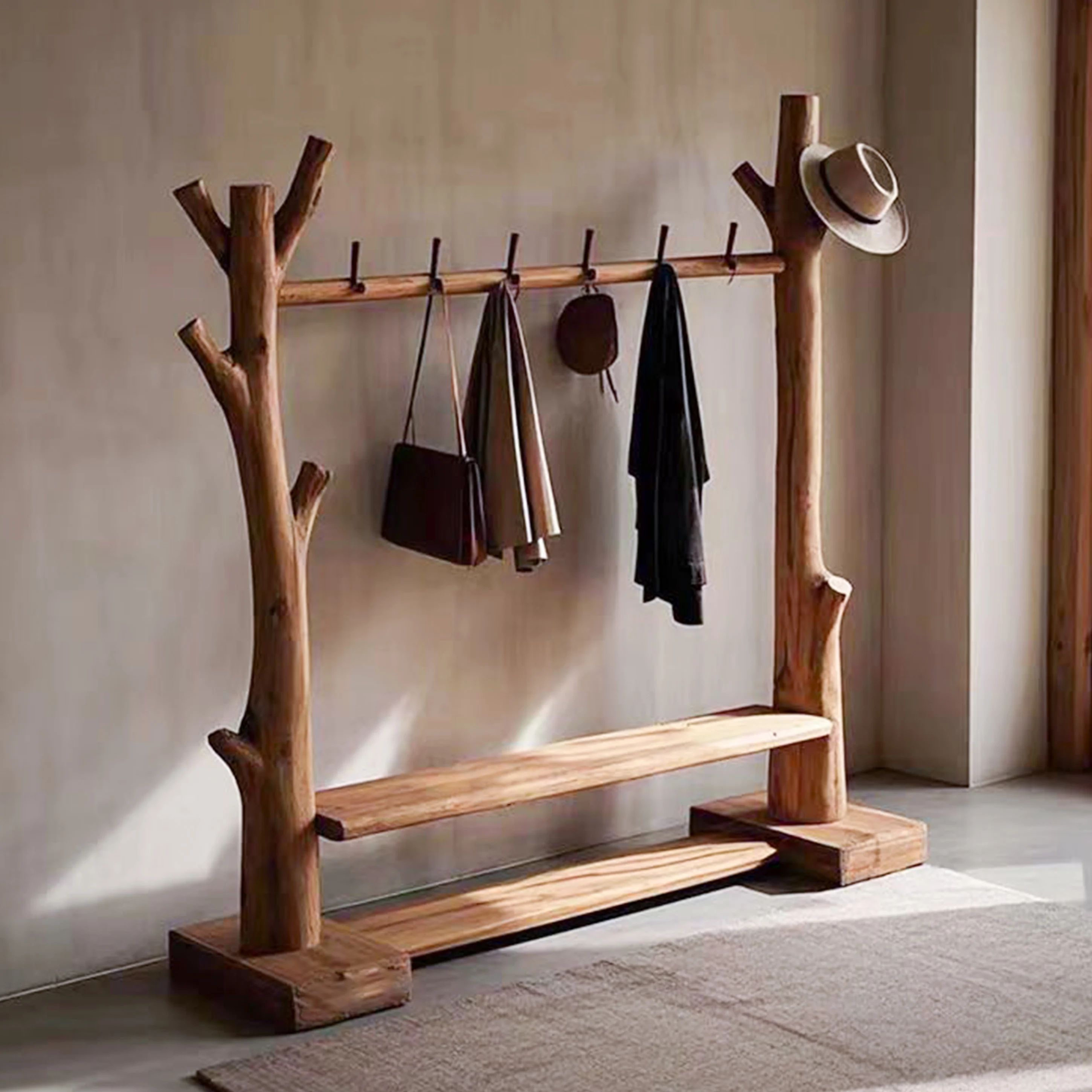 

Floor-to-ceiling branch hanger