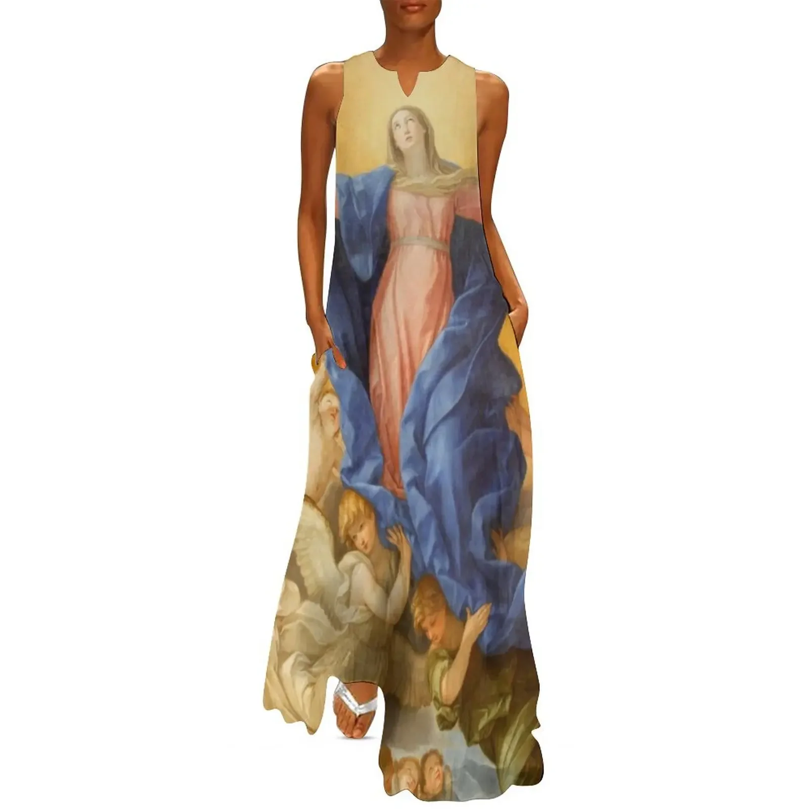 

Assumption of the Virgin Mary Long Dress dresses korean style wedding guest dress 2025 Prom gown elegant dress