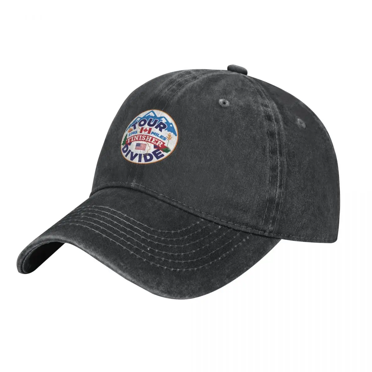 

Tour Divide Finisher Emblem Cowboy Hat Hat Beach Golf Hat Trucker fashionable Designer Man Women's