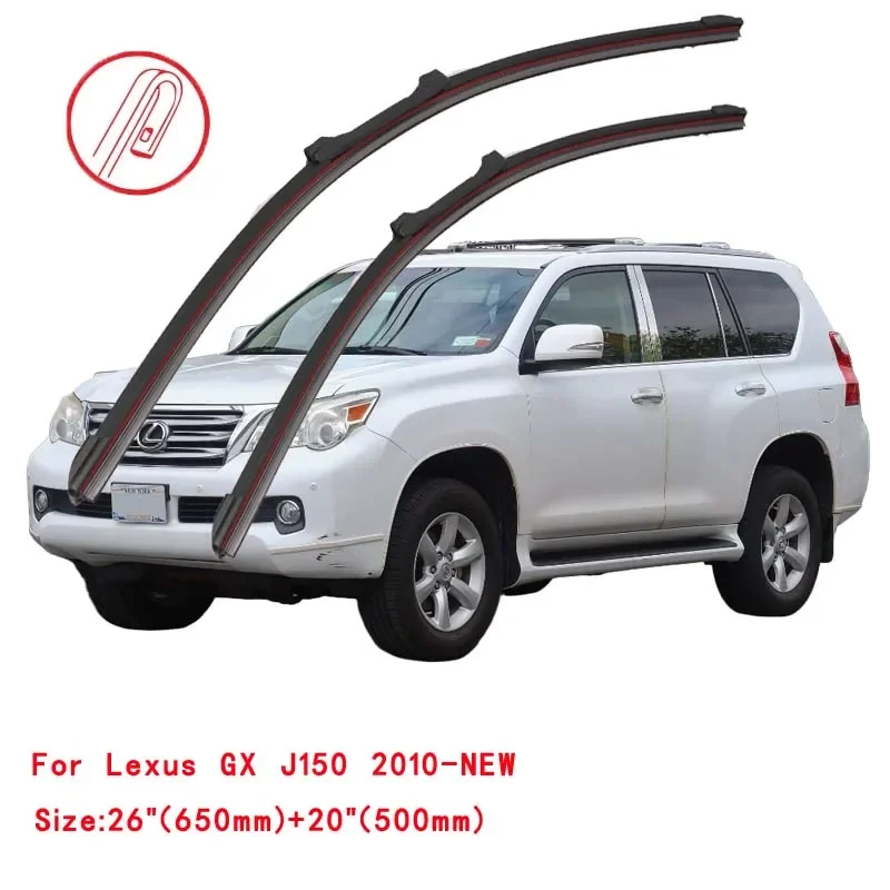 For Lexus GX J120 J150 2002-2024 Car Windshield Wiper Blade Front Windscreen Brushes Washer Accessories Window Replacement Parts 2