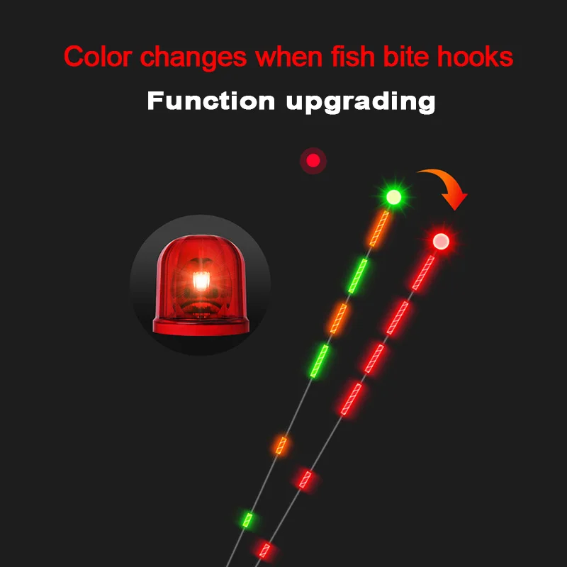 WLPFISHING 1PC Fishing Floats Electric Floats Gravity Sensor Luminous Composite Nano Fishing Tackle