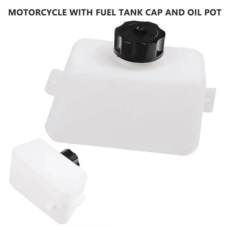 Image of 1 Stück weißer Kunststoff-Motorrad-Benzintank für Mini-Motor-Dirt-Bike, Dirtbike-Filter, 1 l, Motorrad-Zubehör