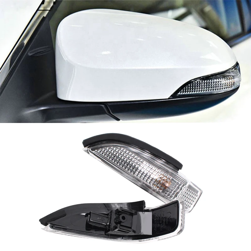Indicador de espelho, lâmpada de seta, sinal retrovisor piscando para toyota camry corolla yaris scion prius, acessórios para carro