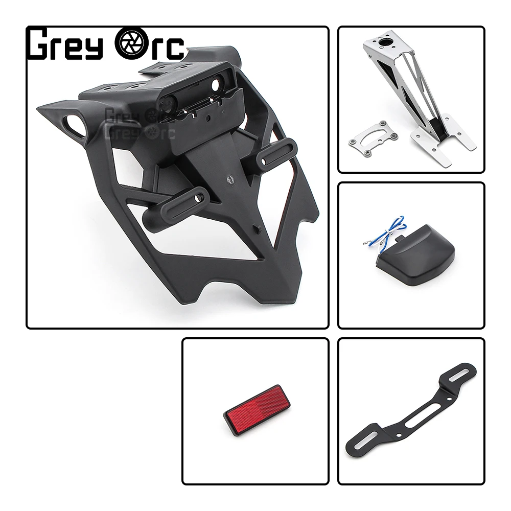 For Yamaha YZF R1 2009 2010 2011 2012 -2014 Rear Fender Mudguard Cover License Registration Plate Bracket Motorcycle Accessories