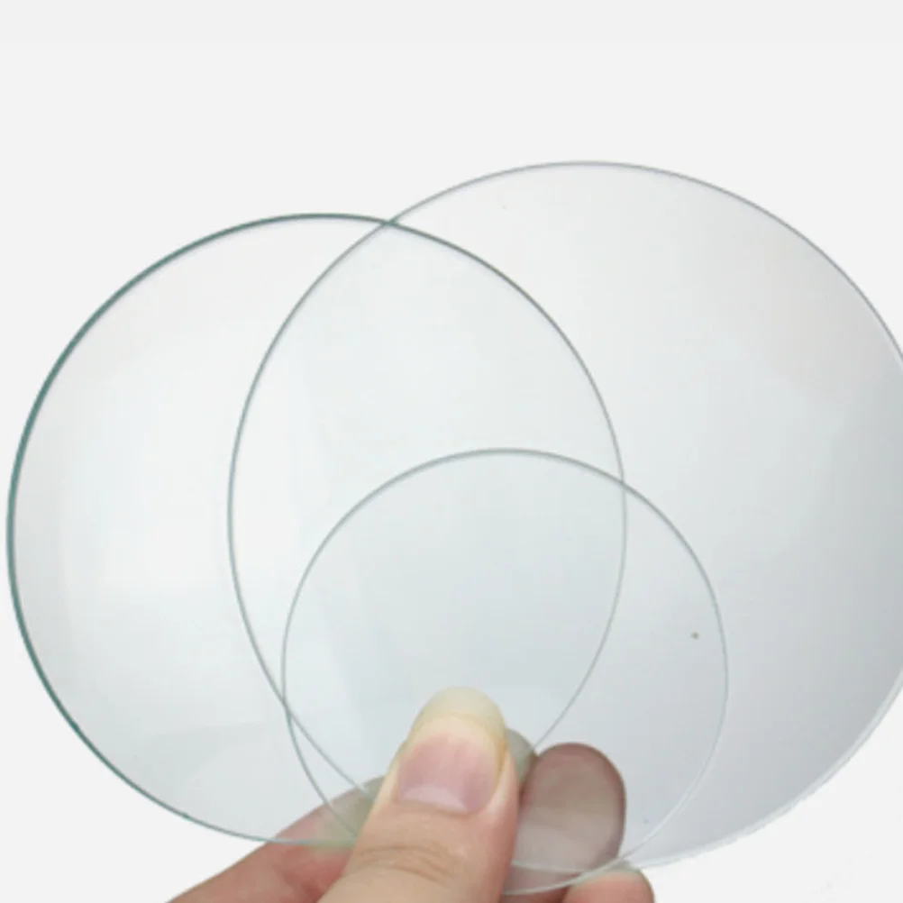 

10 Pcs Watch Glass for Laboratory Clear Glasses Replacement Chemistry Glassware