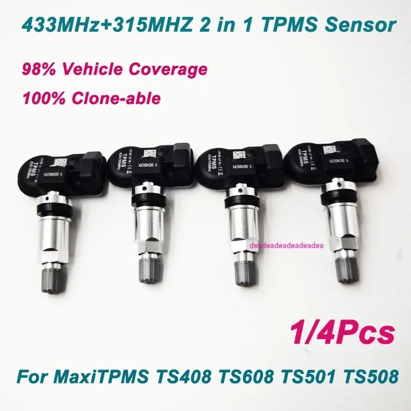 

for Autel MX Sensor 433MHz 315MHz 2 in1 Universal MaxiTPMS Sensor Tire Repair Tools Scanner Programmable MX-Sensor TS601 TS508K