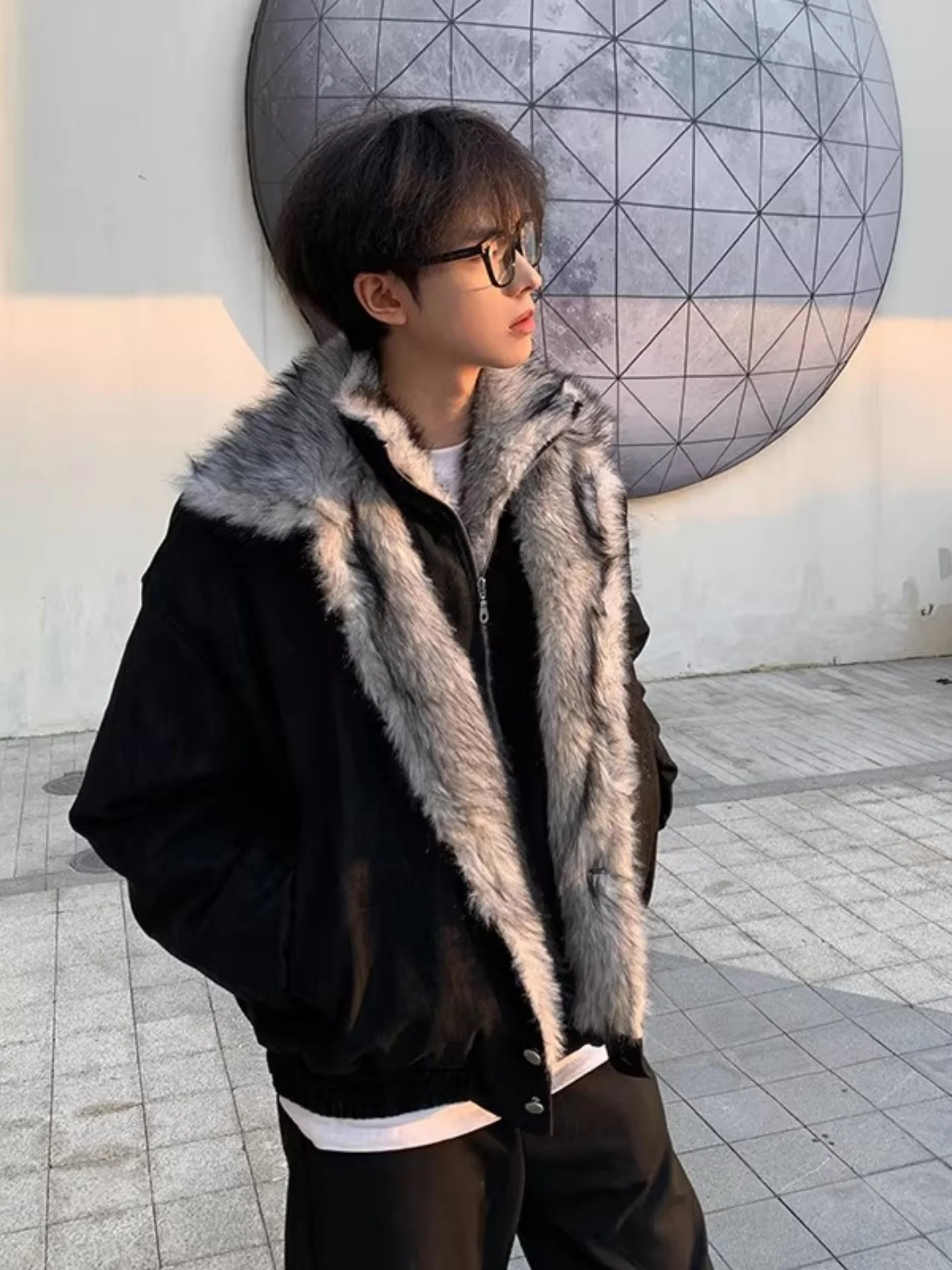 

Мужская зимняя куртка American Sle Men's Wolf Tone Mountain Eagle с пуховым наполнителем, хлопковая, CleanFit, с длинными рукавами, на молнии, однотонная.