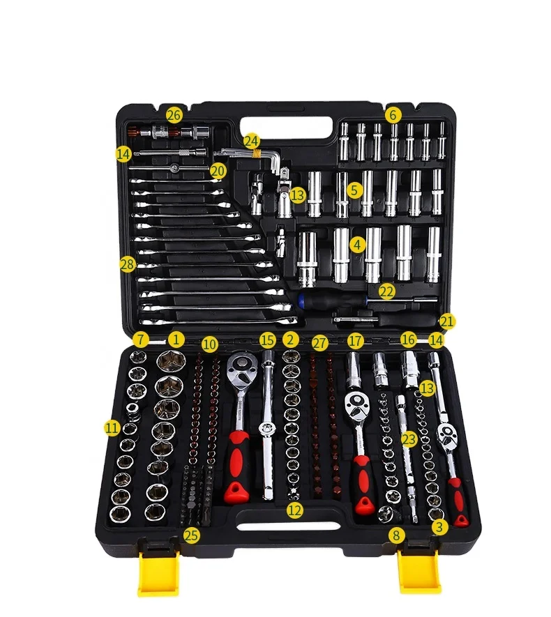 High Quality Hot Selling Aly Machine 216PCS 24pins Quick Wrench Car Repair Tool Set CRIN Injector Repair Tool