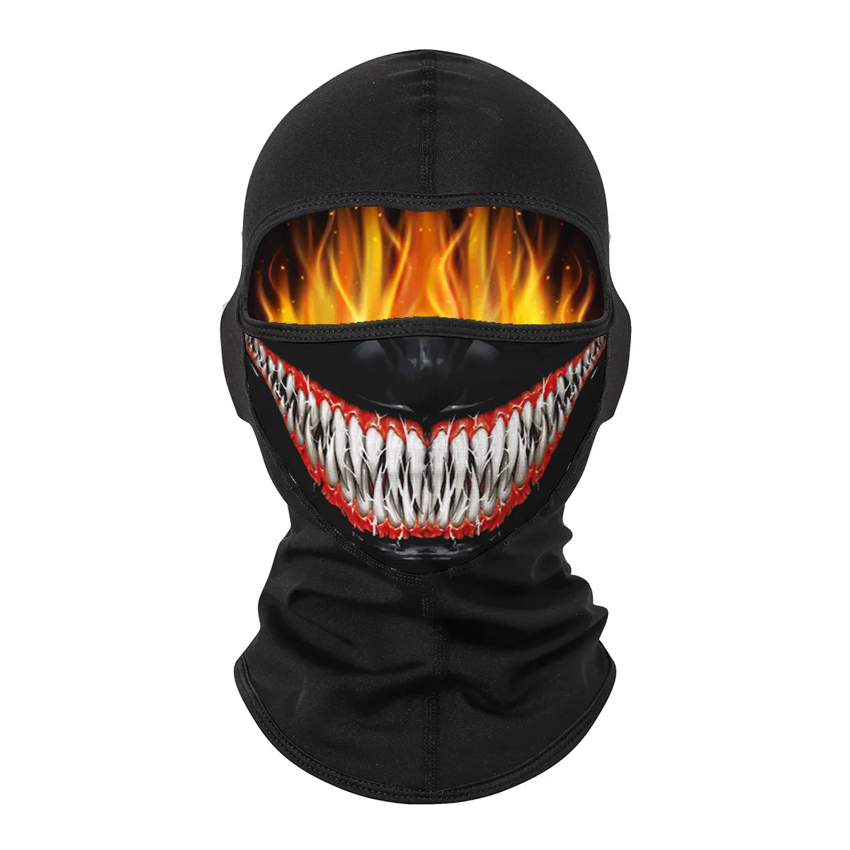 Fleece Tactical Balaclava 3D Print Full Face Mask Cap Winter Warm Windproof Cycling Hiking Skiing Scarf Hat Bandana Neck Gaiter