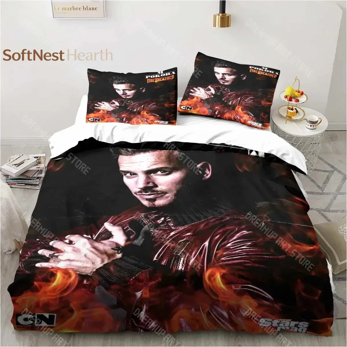 2026 Matt M. Pokora Bedding Set Soft Duvet Cover Set Single Double King Size Bed Quilt Cover Pillowcase Adult Children's Bedroom