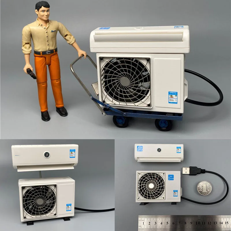 

Air Conditioning Model Machine Mood Accessories for 1/14 Tamiya RC Truck Trailer Tipper Scania 770s Benz Actros Volvo MAN Parts
