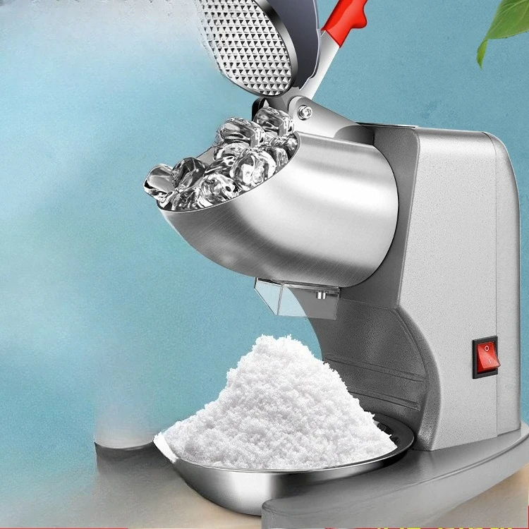 

Ice crusher commercial stall household small ice shaver automatic milk tea shop smoothie machine cotton ice machine broken