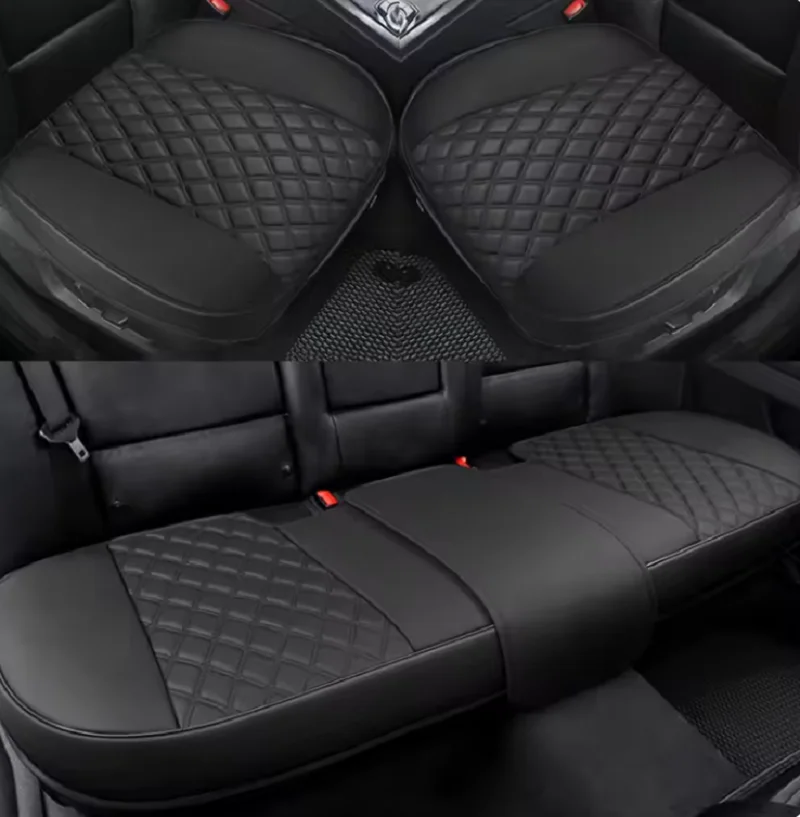 

Чехол на автомобильное сиденье из искусственной кожи, универсальная подушка для автомобильного сиденья, дышащая удобная защитная накладка для автомобильного сиденья, аксессуары для салона автомобиля