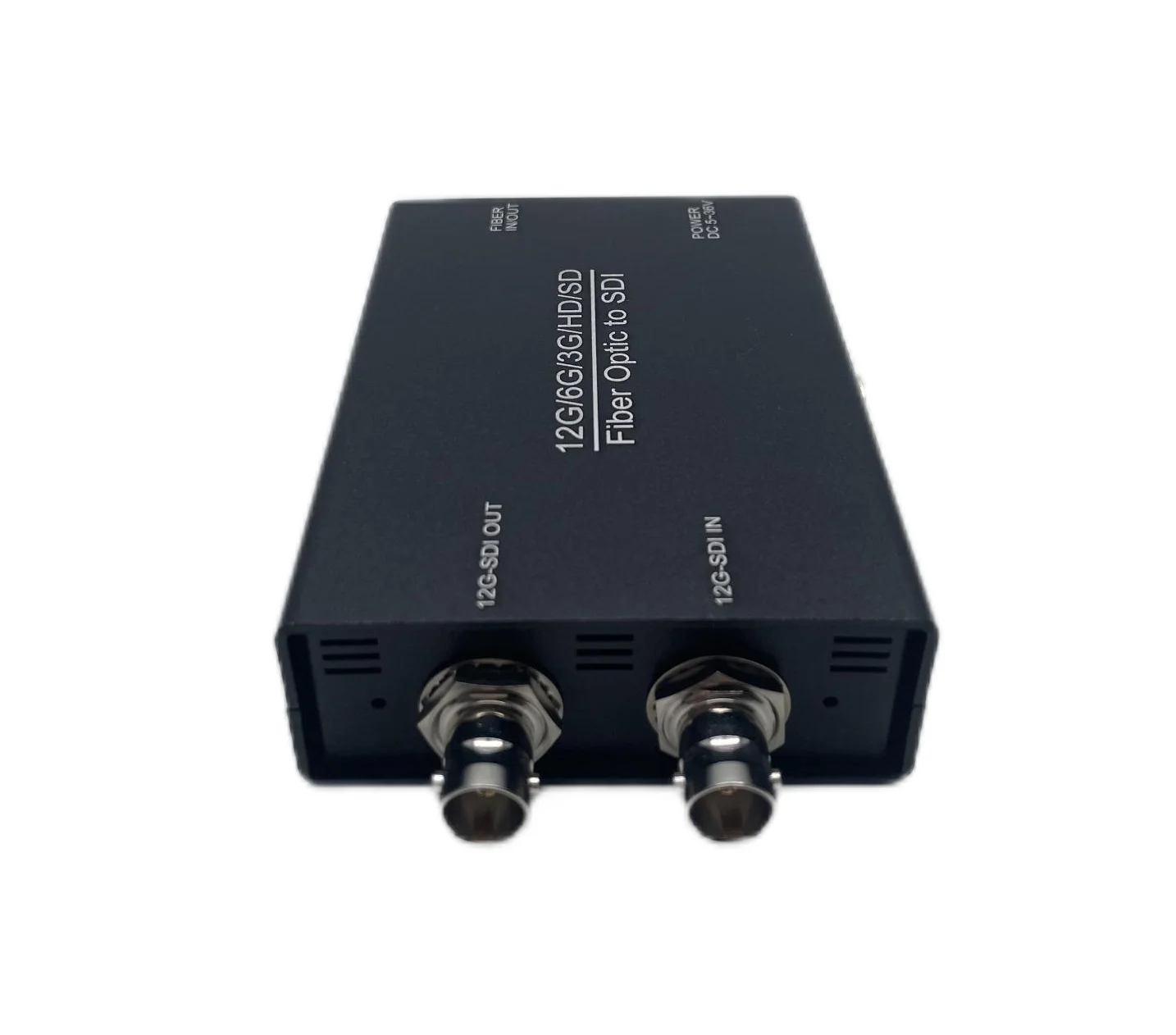 Bidirectionele 12G SDI-videogerapparatuur met SFP-transceiver Uitbreiding van 4K/UltraHD-signalen via lange afstanden