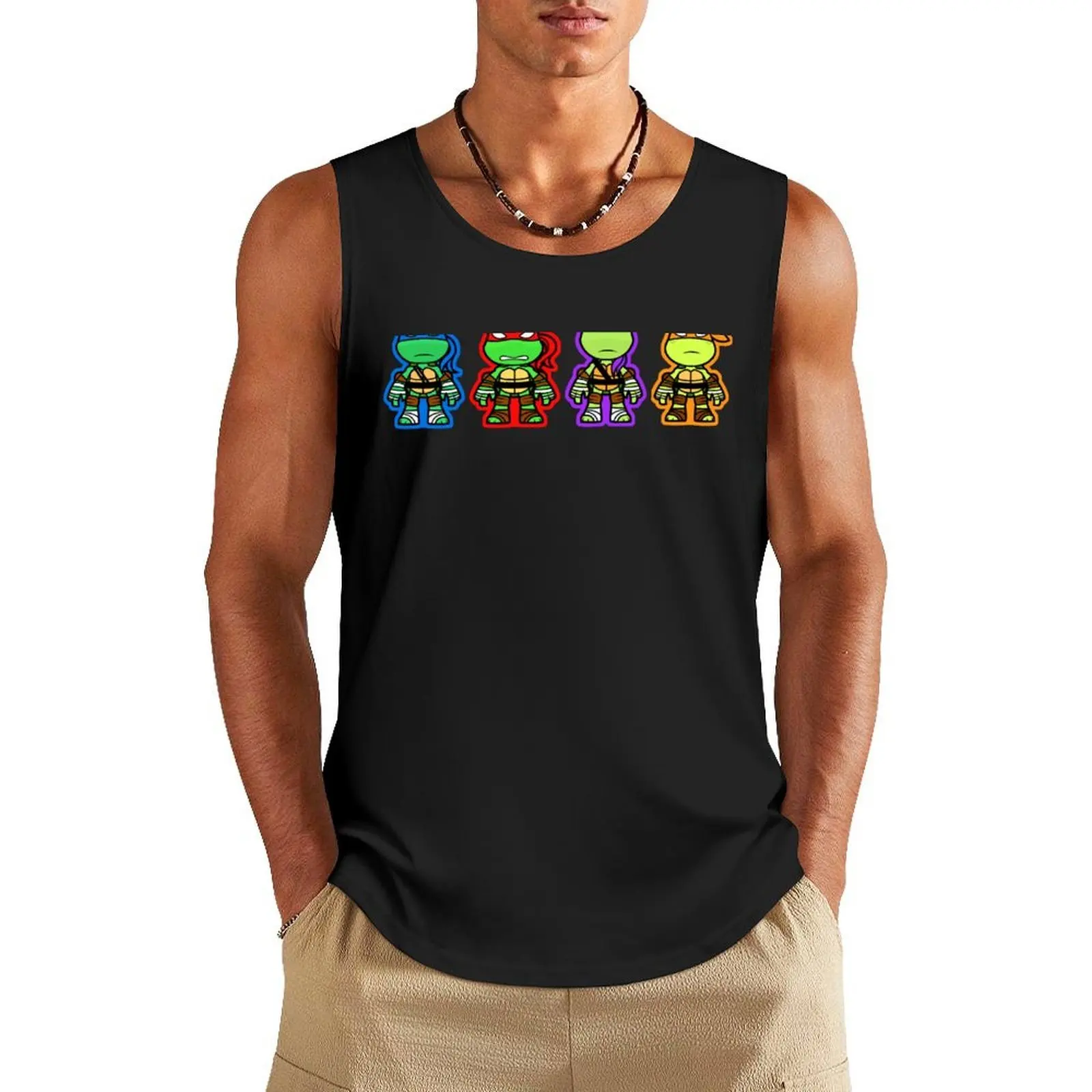 

TURTLES Tank Top Man clothes for gym gym clothes man T-shirt man gym top