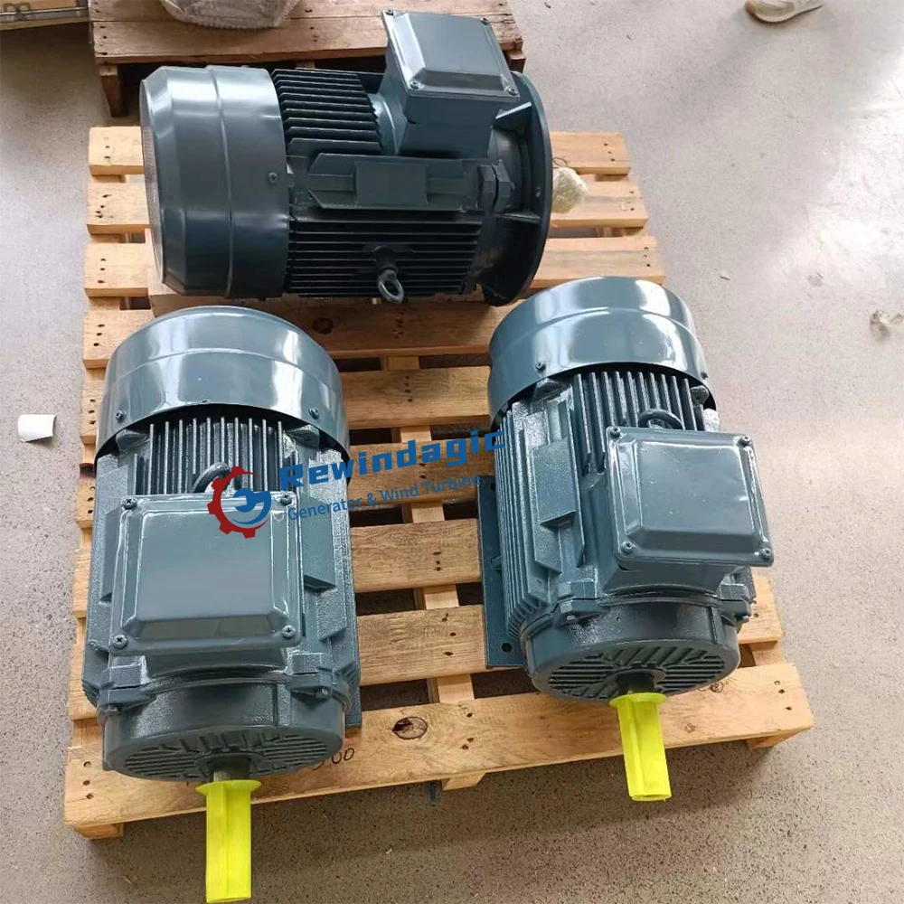 500RPM 300RPM 30KW 50KW Power Generator System 3Phase  Alternator Permanent Magnet Generator With Electric Motor Complete Set