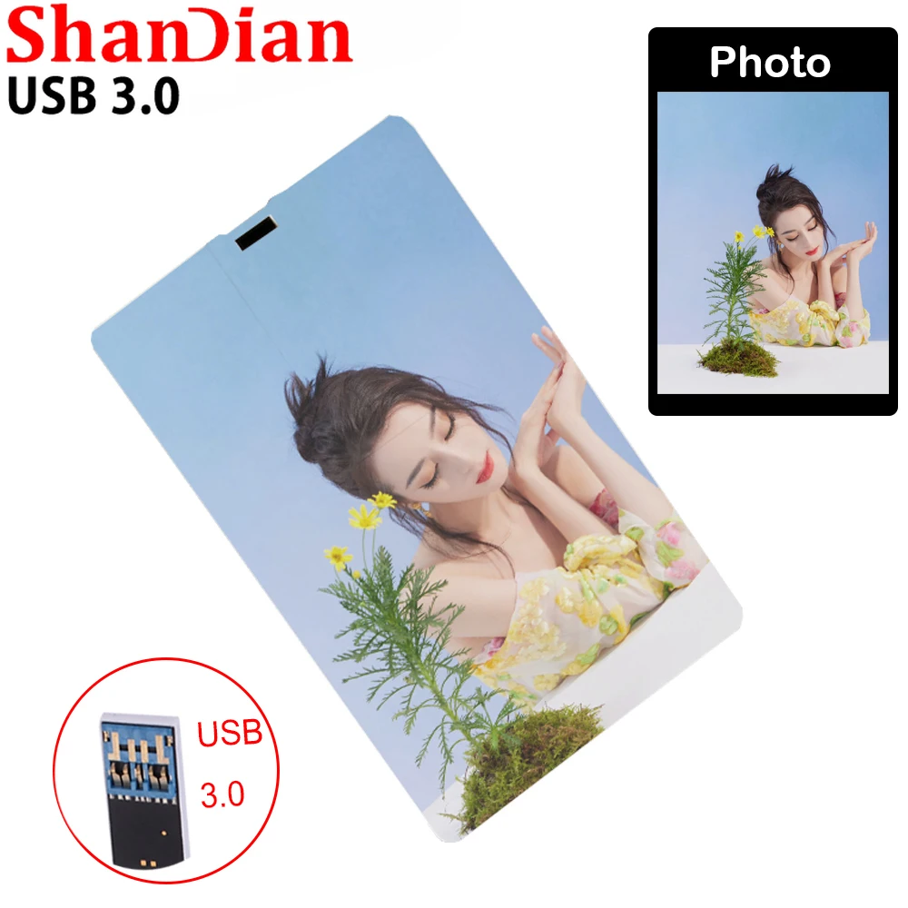 محرك أقراص فلاش مع شعار مخصص مجاني ، عصا بطاقة بيضاء ، محرك قلم عالي السرعة ، هدية زفاف ، 64 جيجابايت ، 32 جيجابايت ، 16 جيجابايت ، 8 جيجابايت