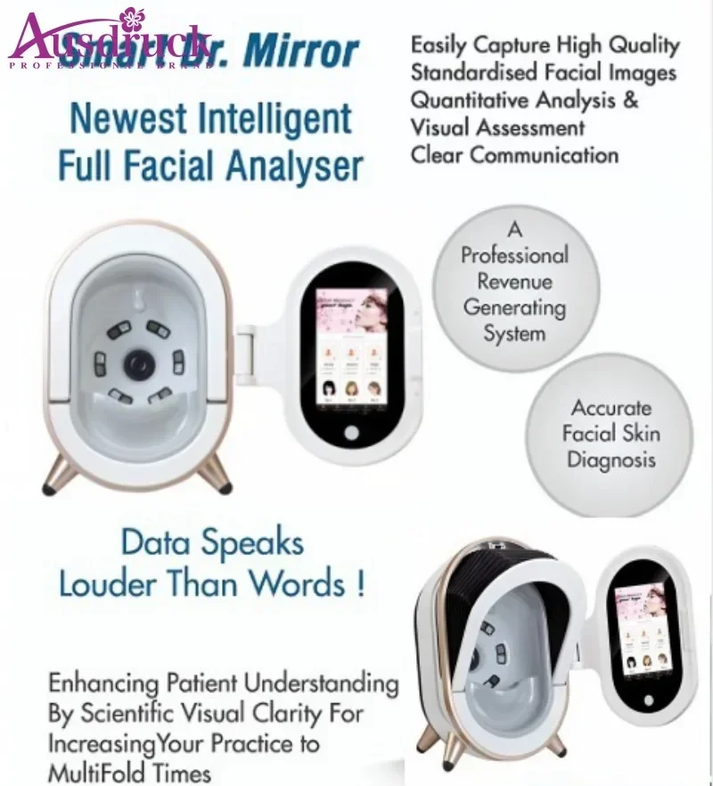 Pro 3D Smart Facial Skin Diagnostic Analyser skin analyzer machine facial Magic Mirror Skin Face Analyze