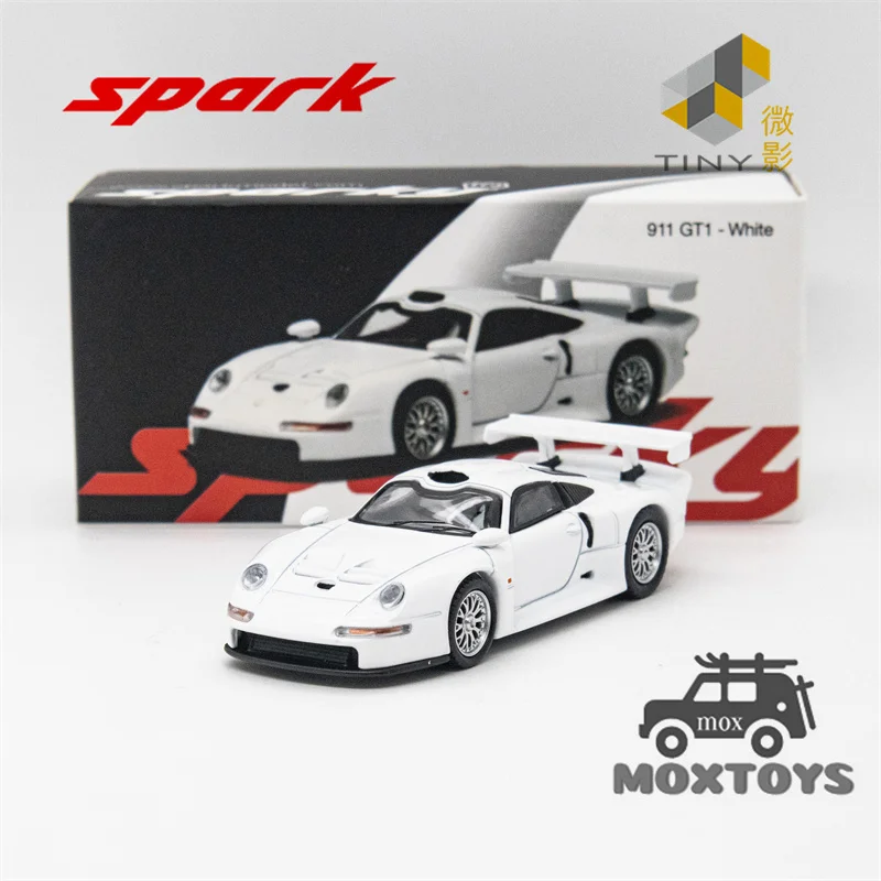 Sparky x Tiny 1:64 GT1 White Diecast Model Car