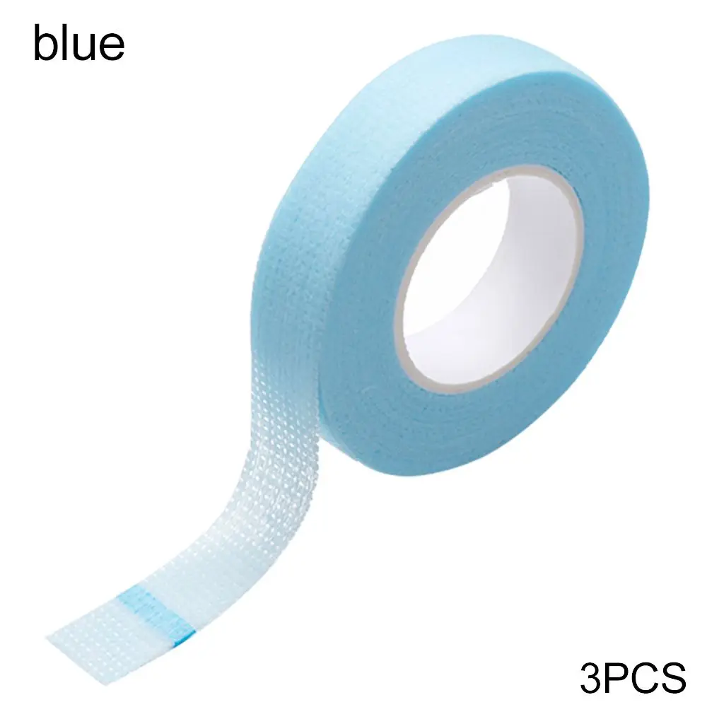 3 Rolls Lash Tape for Eyelash Extension Breathable Micropore Fabric Easy Tear Eye Tapes  Eyelash Extension Tape 9m