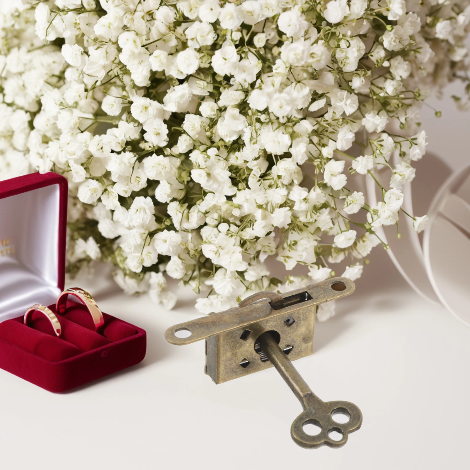 

Cabinet Locks Hidden Door Latch Drawer Lock Jewelry Box Latches Zinc Alloy Sturdy Design Easy Installation