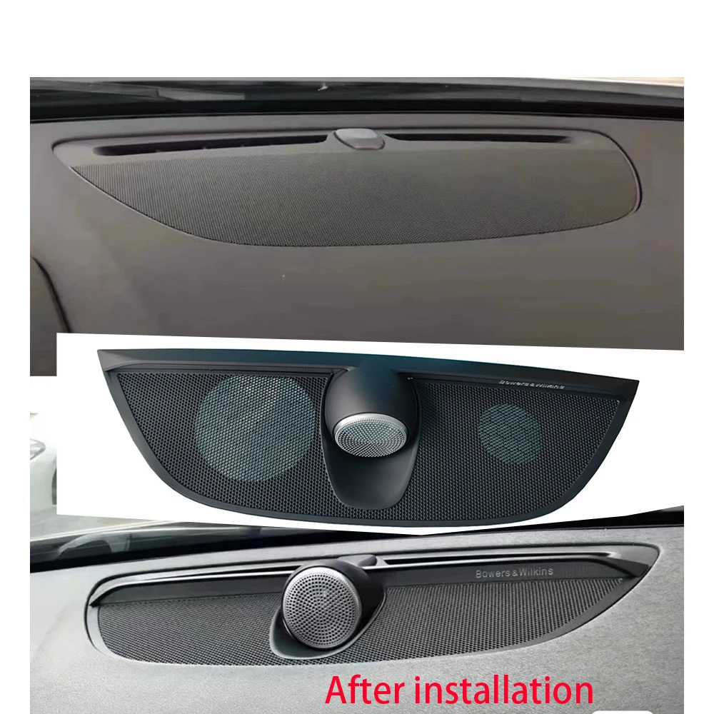 

car Center Audio Cap Horn Cover For VOLVO S90 XC90 S60 V60 AWD Panel Trim Shield Bo-wers Speaker Cover