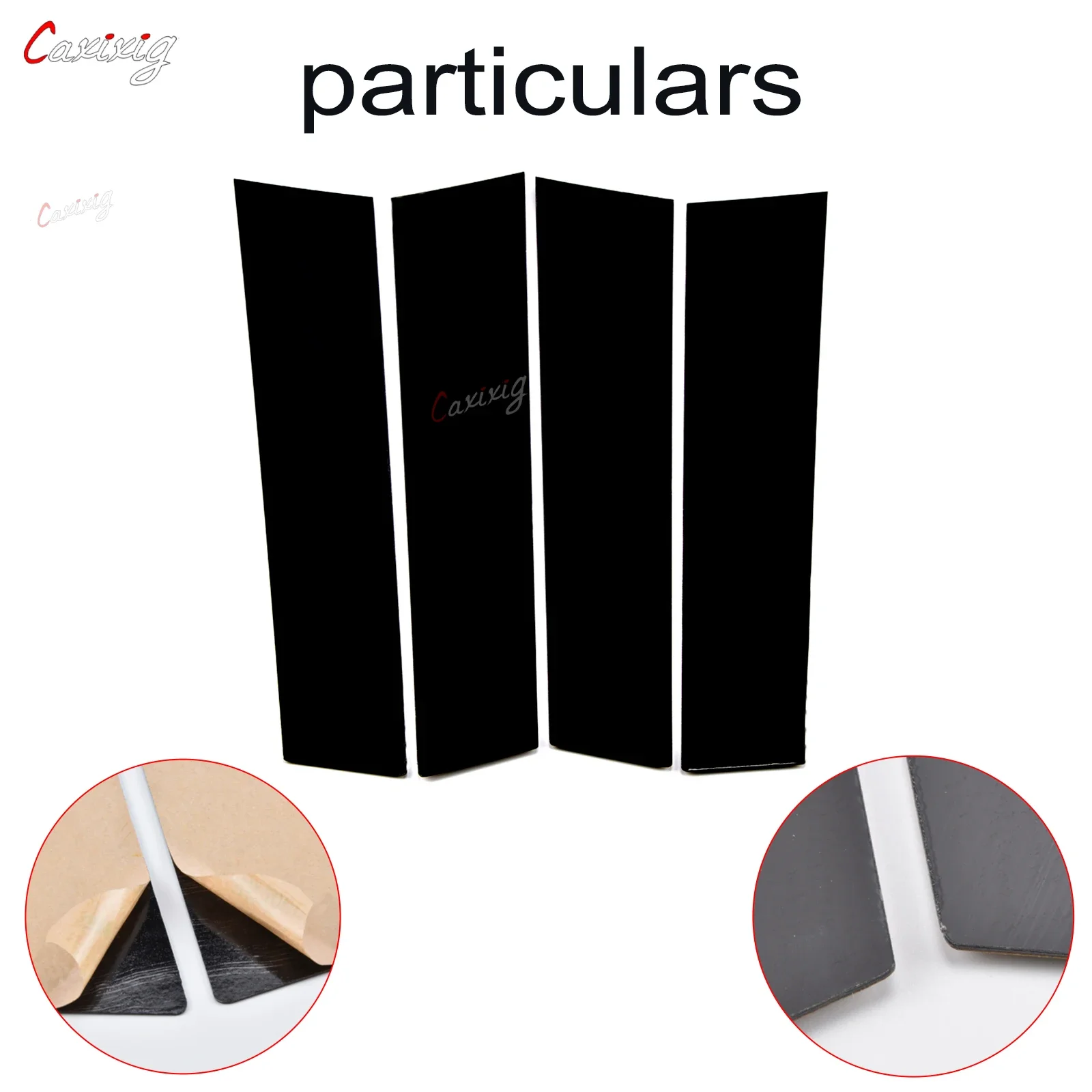 Polished Pillar Posts For Volkswagen VW Golf 6 7 8 MK6 MK7 MK8 Door Pillars Post Trim Car Window B-Pillars Decorative Sticker