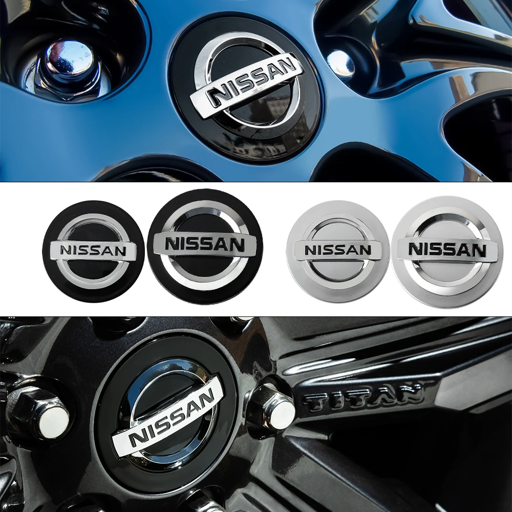 4PCS 56mm Car Wheel Tire Center Hub Caps Sticker Dust-proof Cover For Nissan Nismo Teana GTR Note Versa Almera X-Trail Xterra