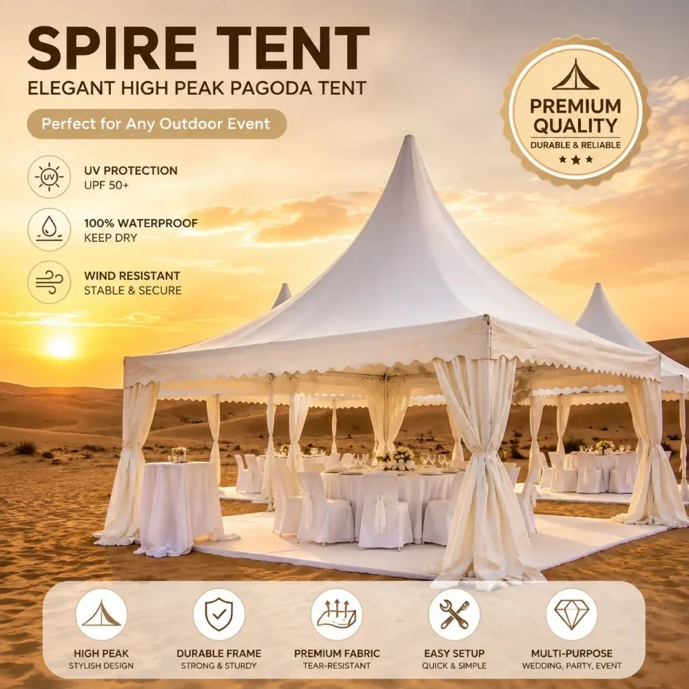 Outdoor Portable Aluminum Square Advertising Tent,Rainproof Shelter for Trade Exhibition,Music Festival Temporary Catering Space
