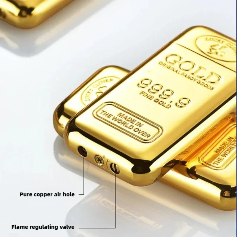 Noble Creative Brick Windproof Spray Blue Flame Torch Gas Lighter Mini Portable Outdoor Cigar Lighter Smoking - Image 6