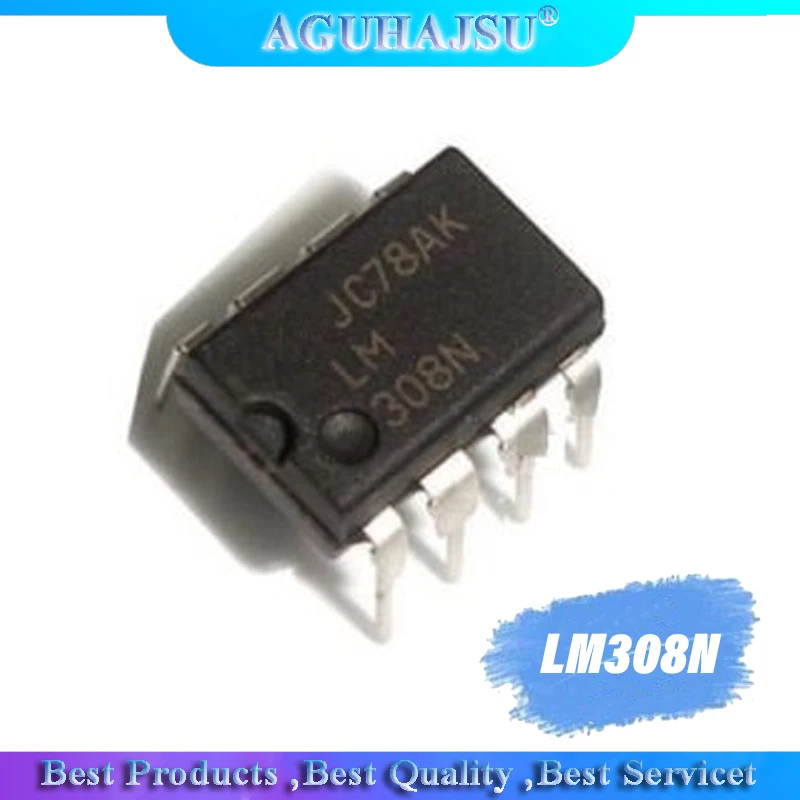 5pcs/lot LM308N LM308 308N DIP-8 Operational Amplifiers