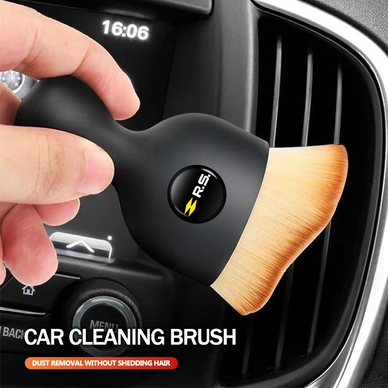 Мягкая щетка для чистки автомобиля, инструмент для удаления пыли, автоаксессуары для Renault Clio Koleos Megane Espace Dacia RS Kadjar ZOE Scenic Captur