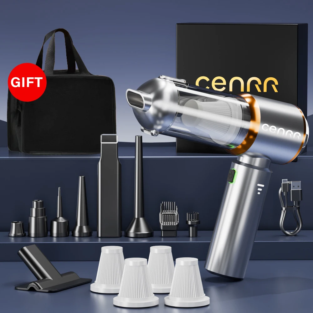 CENRR 2025 NEW Car Vacuum Cleaner Powerful Mini 998000PA Portable Vacuum Cleaner for Home Appliance Handheld Blower Car Cleaner image 3