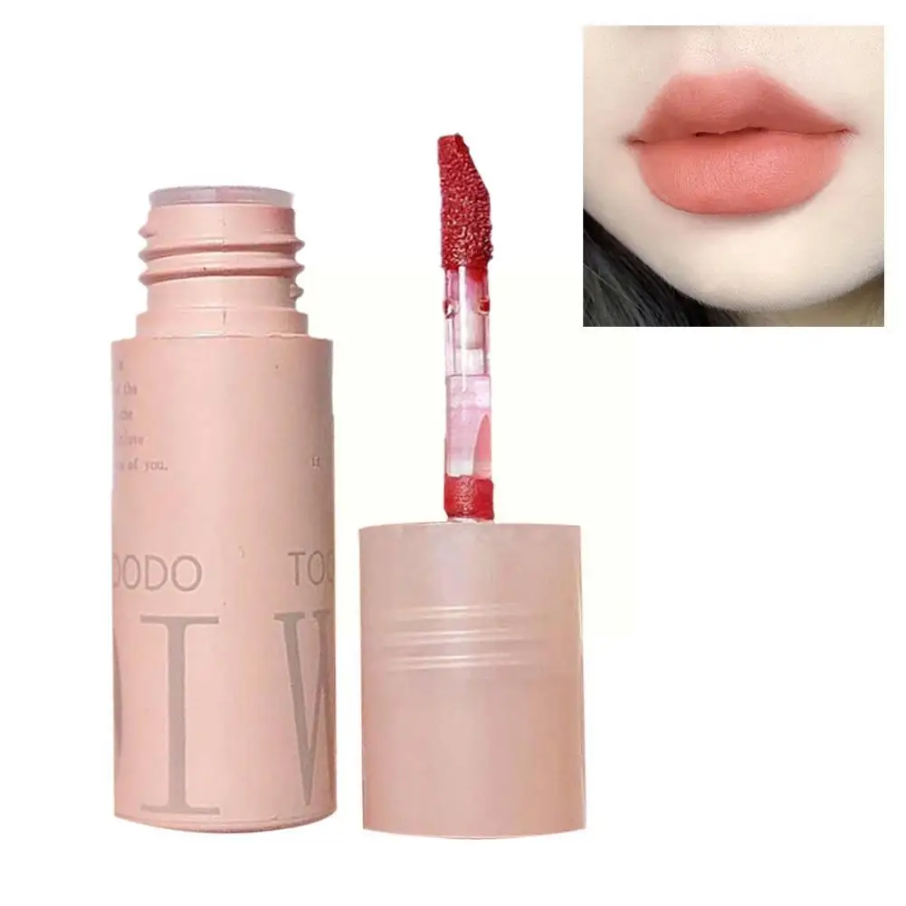 TOOT DODO Lip Balm Mist Velvet Lip Glaze bocca leggera Longlasti Waterproof As rossetto antiaderente Red Air Cup Mist Lip D7D5