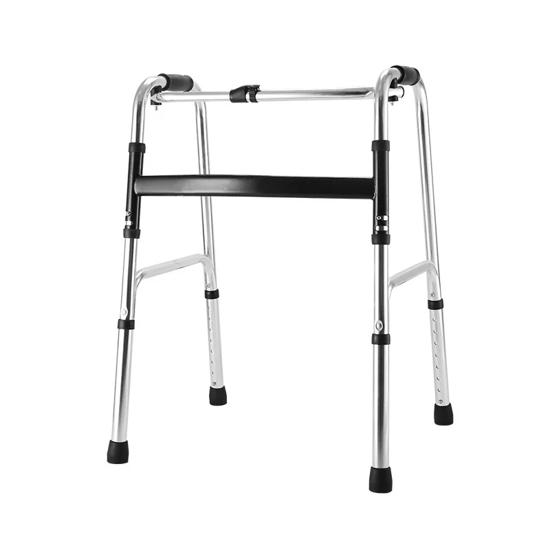 

Aluminum Adjustable Height Moving Assist Walker Good Quality Walking Aid For Disabled People
