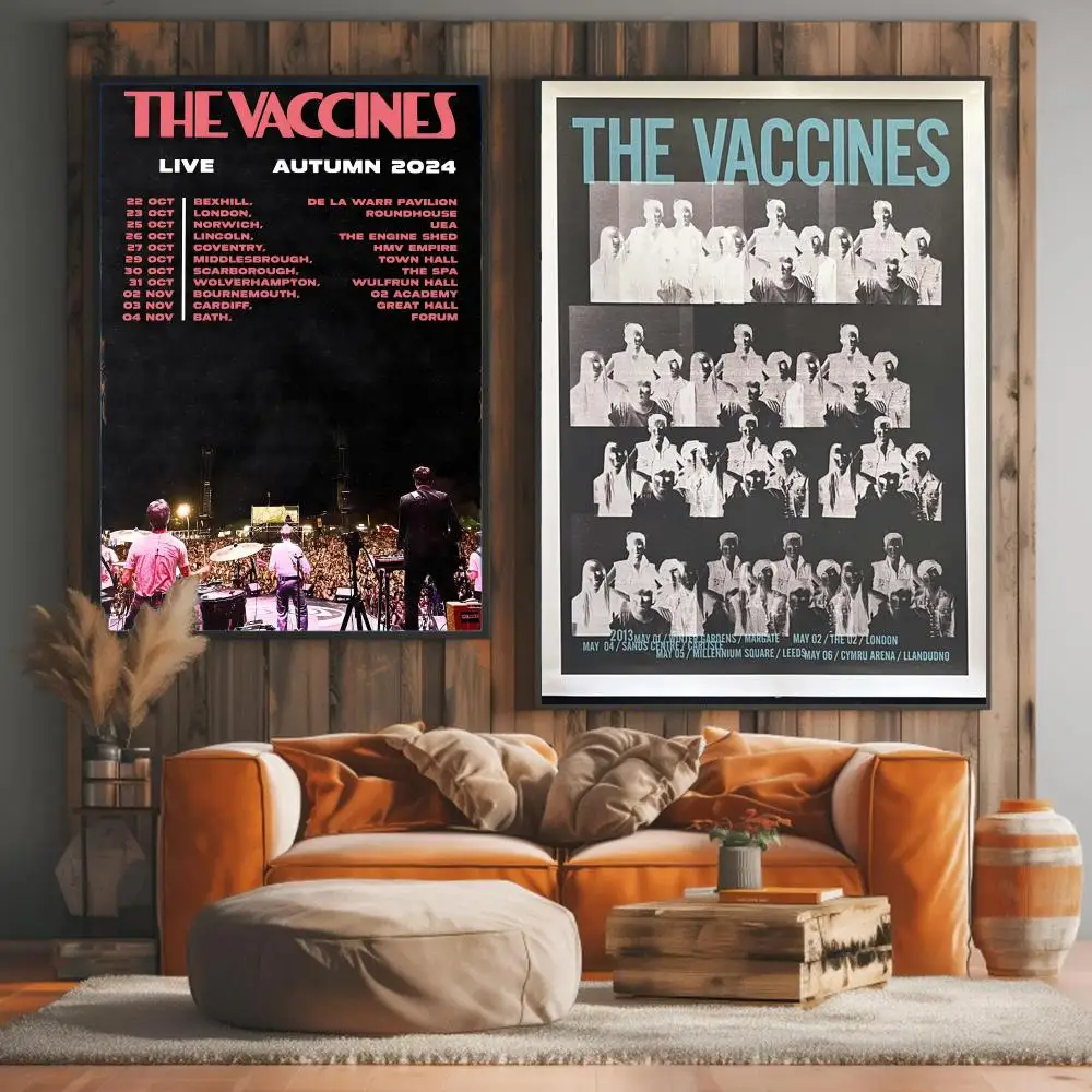 band T-The Vaccines-S Painting Calligraphy Elegant Botanical Decor for Living Room Modern Interior Design