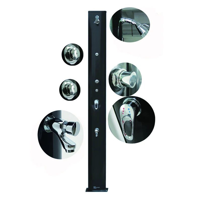 

Swimming Pool Equipments_outdoor Solar Shower Swimming Area Outdoor Garden Short Shape Solar Shower
