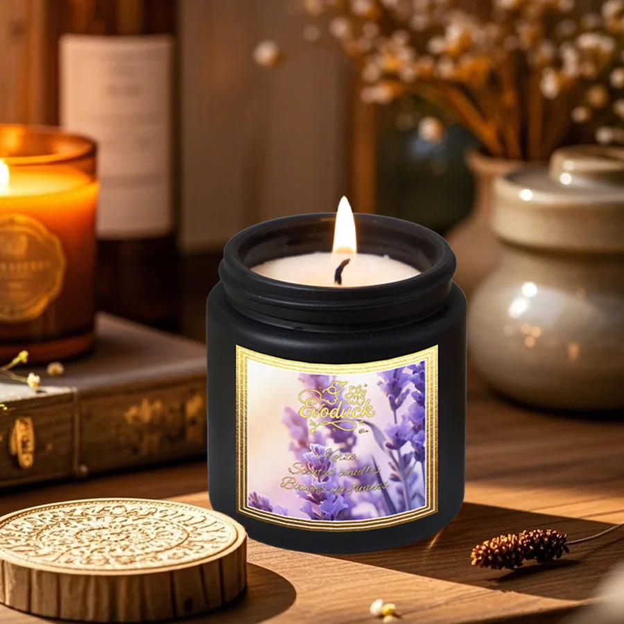 شمعة معطرة باللافندر، هدية خفيفة، شموع عطرية معطرة، شموع هدية للضيوف، شموع زفاف، جرة شمعة #4
