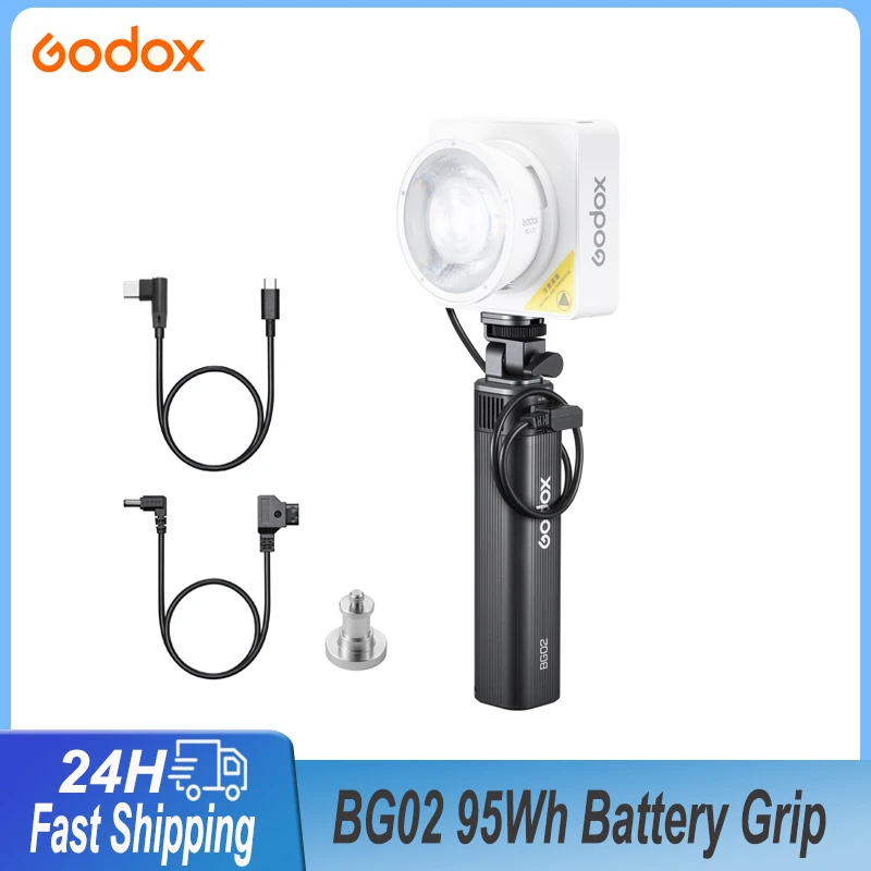 

Godox BG02 95 Втч Power Bank аккумуляторная ручка с быстрой зарядкой 6600 мАч с наклонной головкой для AD200 Pro ii AD300pro вспышка видеолампа