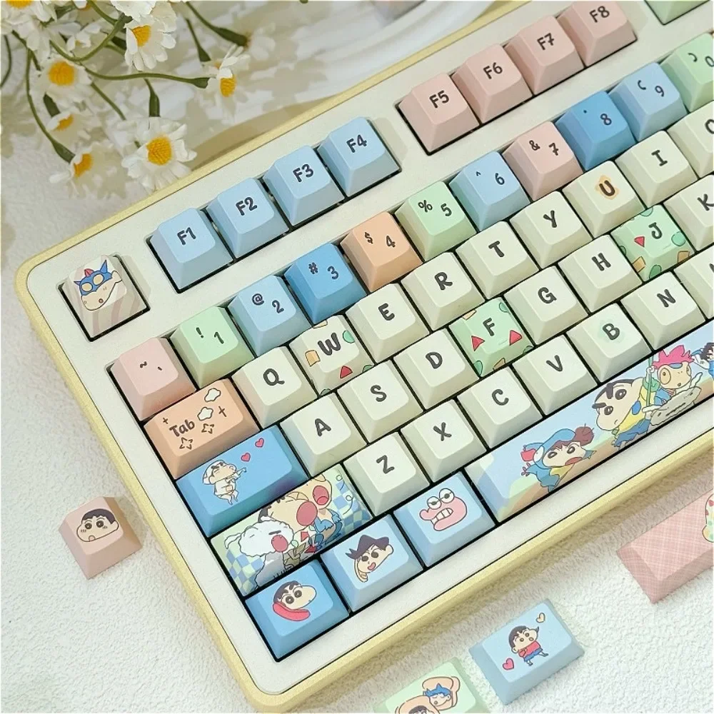 Animation Xiaoxin 149-key PBT Cherry/MDA keyboard keycaps, suitable for custom mechanical keyboard accessories