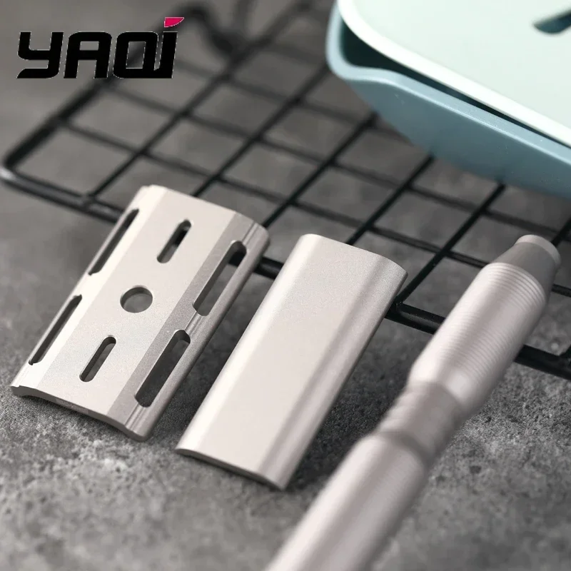

Легкая безопасная бритва YAQI Ghost Titanium для мужчин с эффективным возможностью бритья и долговечностью, эксклюзивно в Интернете