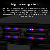 Mini LED Solar Power Car Warning Light Night Security Simulated Alarm Wireless Anti-Theft Caution Lamp Flashing Dummy Alarm Lamp