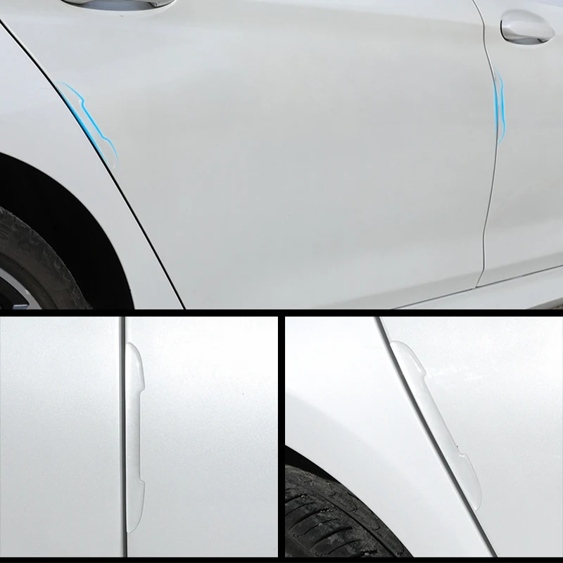 Car Door Transparent Anti-collision Protector Bar Stickers Rearew View Mirror Cover Protection Universal Auto accessories