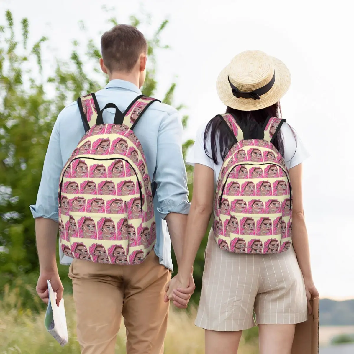 

Audrey Hepburn Pop Art Backpack Student BookBag Kids School Bag Laptop Shoulder Bags for Boys Girls