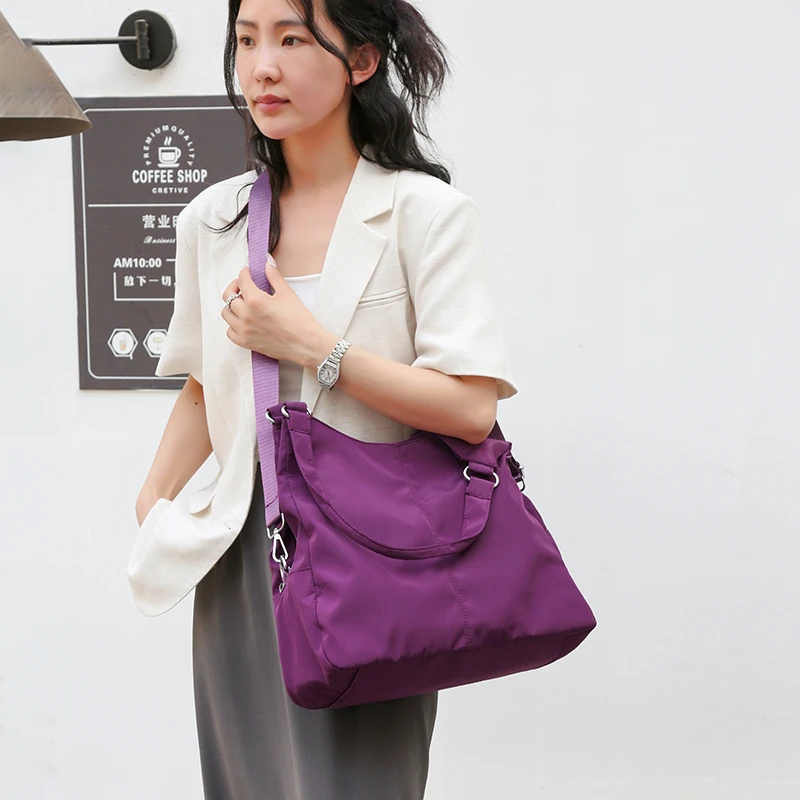 Casual Women Handbag Classical Nylon Shoulder Bag Large Capacity Female Travel Tote Bag Office Ladies Girls Work Crossbody Bags