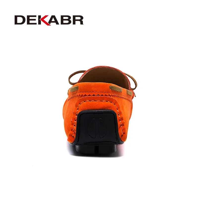 DEKABR Spring Summer Hot Sell Moccasins Men High Quality Pu Leather Loafers Shoes Men Flats Lightweight Driving Shoes Size 35-48